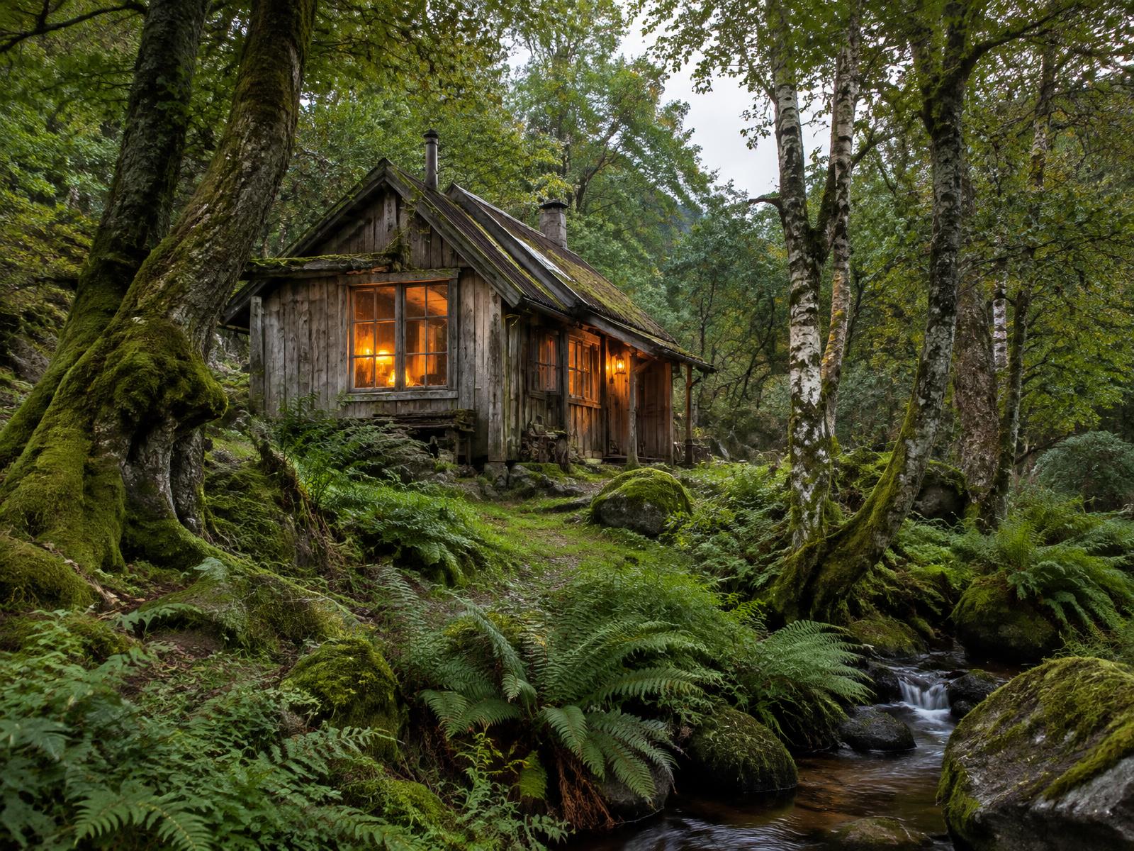 Placeholder photograph for The Hidden Cabin